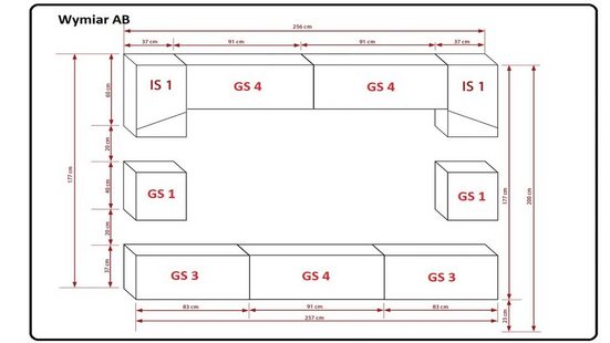 Wohnwand RTV Weiß Hochglanz Ikar S2 – Modernes Design und stimmungsvolle Beleuchtung: