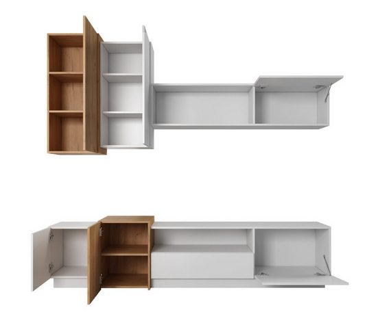 Wohnzimmer-Set - SUZI - Träumen Sie von einem perfekten Wohnzimmer mit Möbeln, (Komplett Set, 5-St., Premium - SUZI 1) - ROYAL24_MARKT