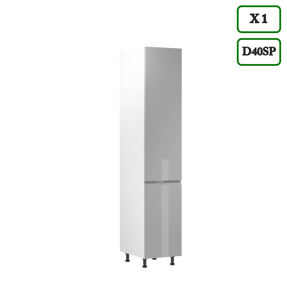 Küchenzeile K65-G400 - Aspen Grau - Zeitloses Design für jede Kücheneinrichtung - ROYAL24_MARKT