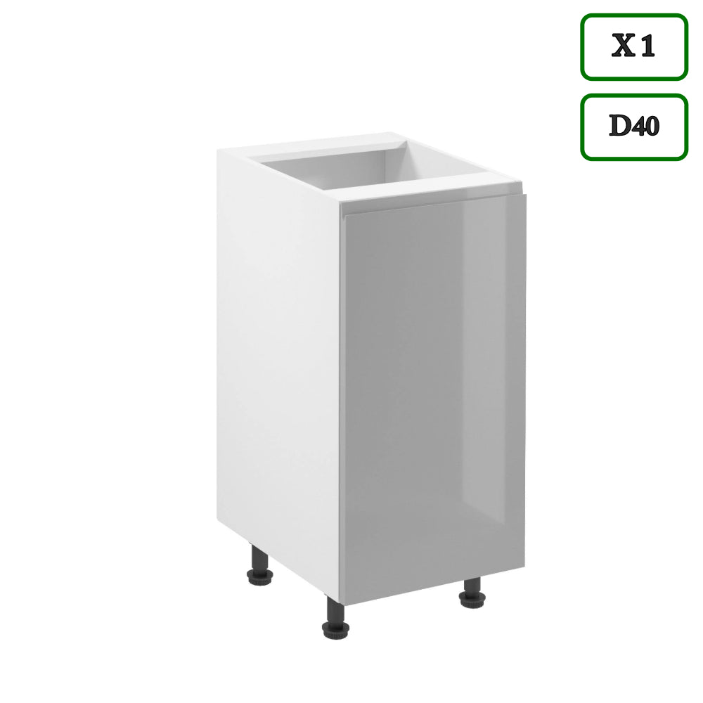 Küchenzeile K65-G400 - Aspen Grau - Zeitloses Design für jede Kücheneinrichtung - ROYAL24_MARKT