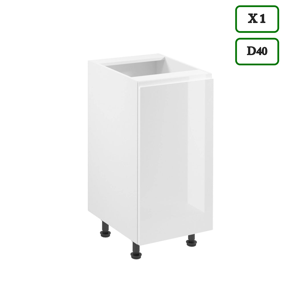 Küchenzeile K65-G400 - Aspen Weiß - Zeitloses Design für jede Kücheneinrichtung - ROYAL24_MARKT