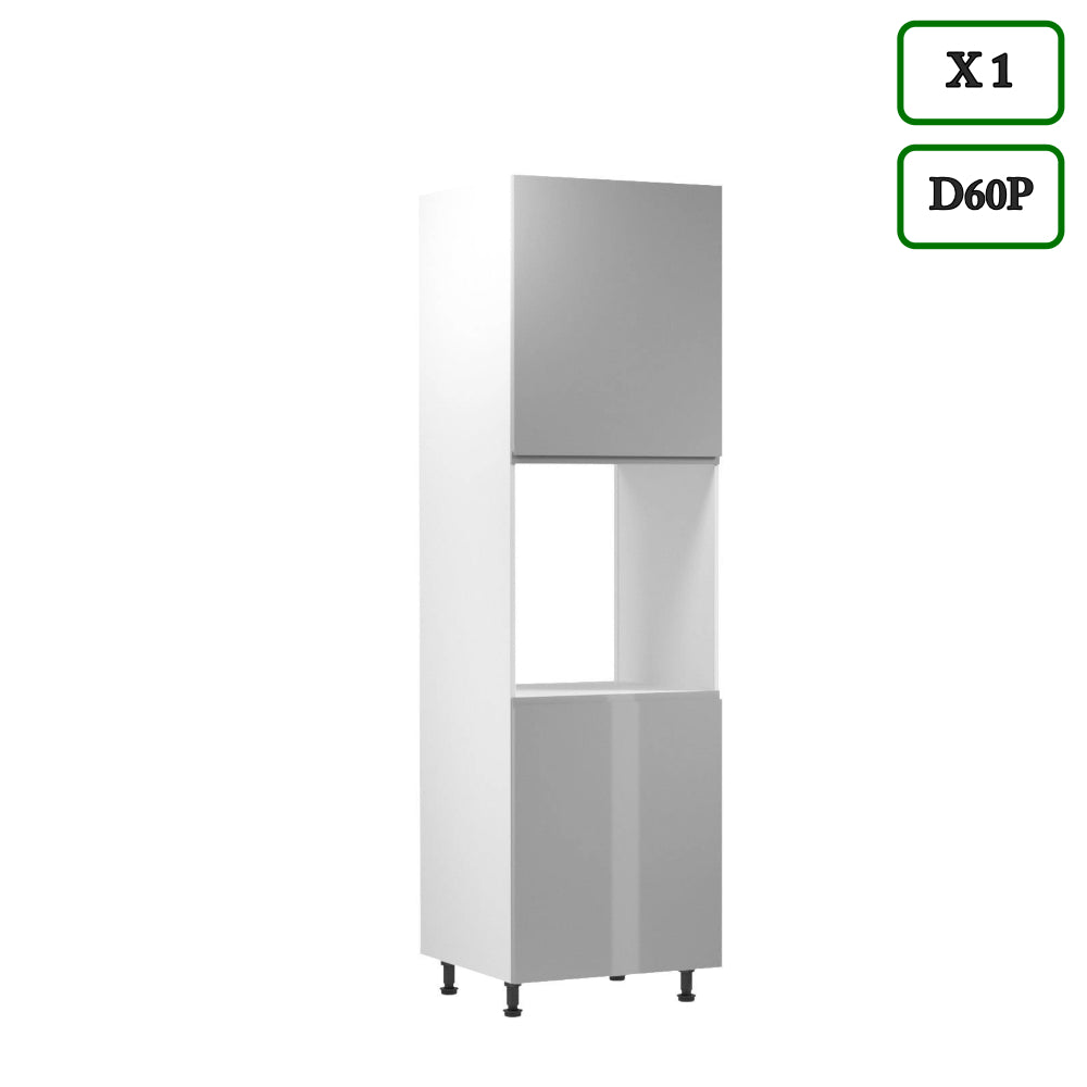 Küchenzeile K101-G240 - Aspen Grau - Stilvoll kochen auf kleinem Raum - ROYAL24_MARKT