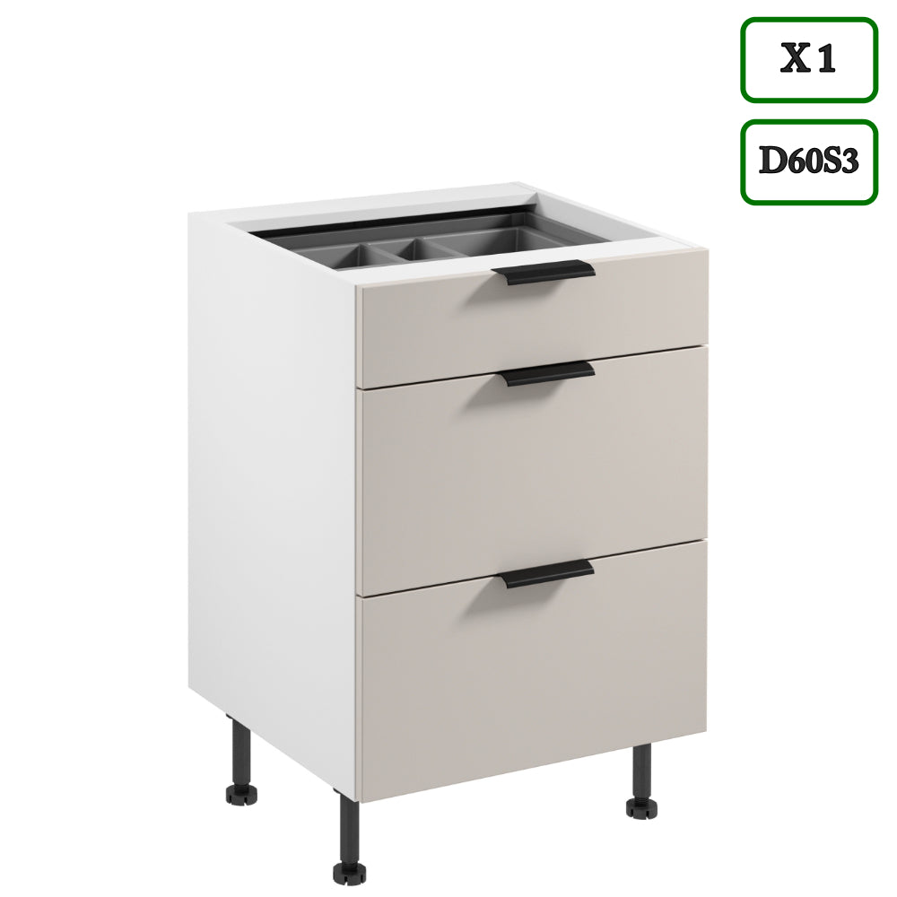 Küchenzeile K58-G400 L - Innovative Details für mehr Küchenkomfort - ROYAL24_MARKT