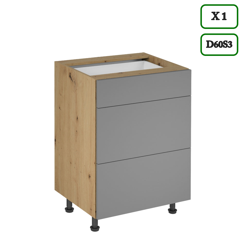 Küchenzeile K109-G360 - Langen Beige - Alles Wichtige auf einen Blick - ROYAL24_MARKT
