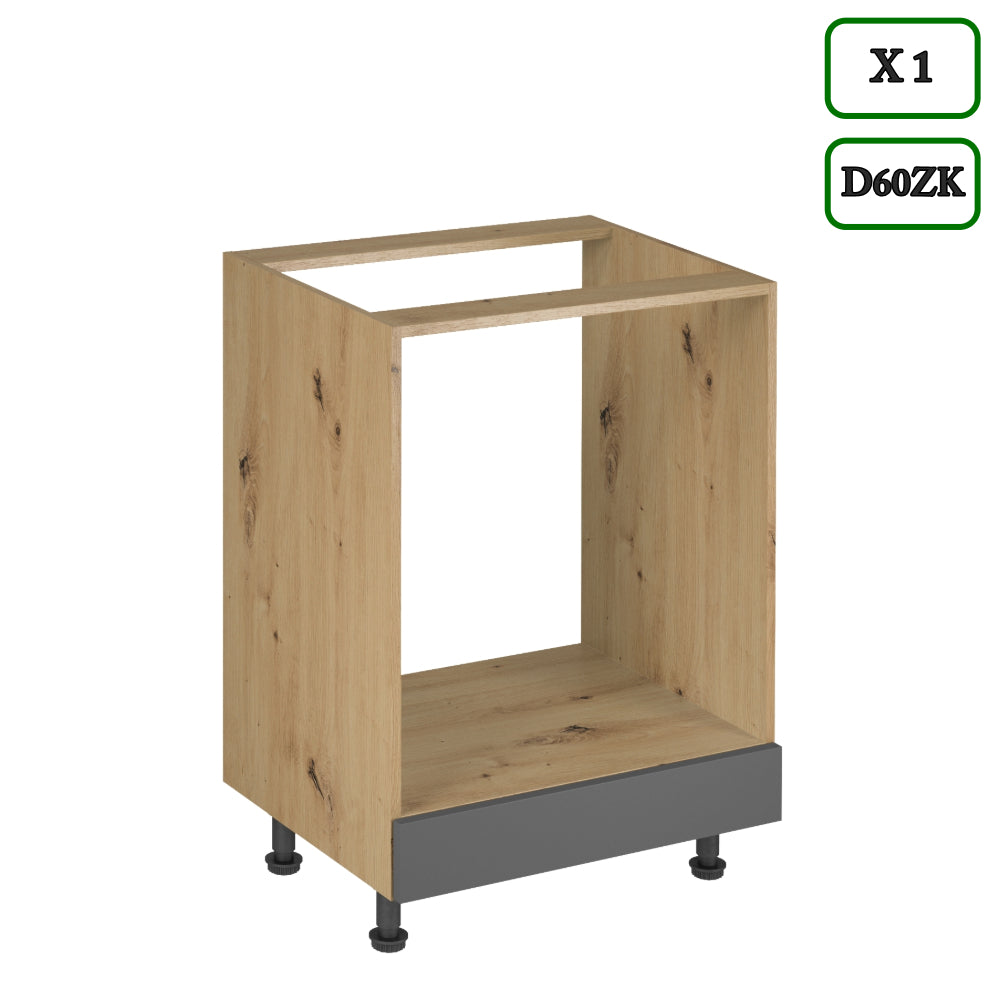 Küchenzeile K97-G260 - Langen Grau - Smart geplant für maximalen Nutzen - ROYAL24_MARKT