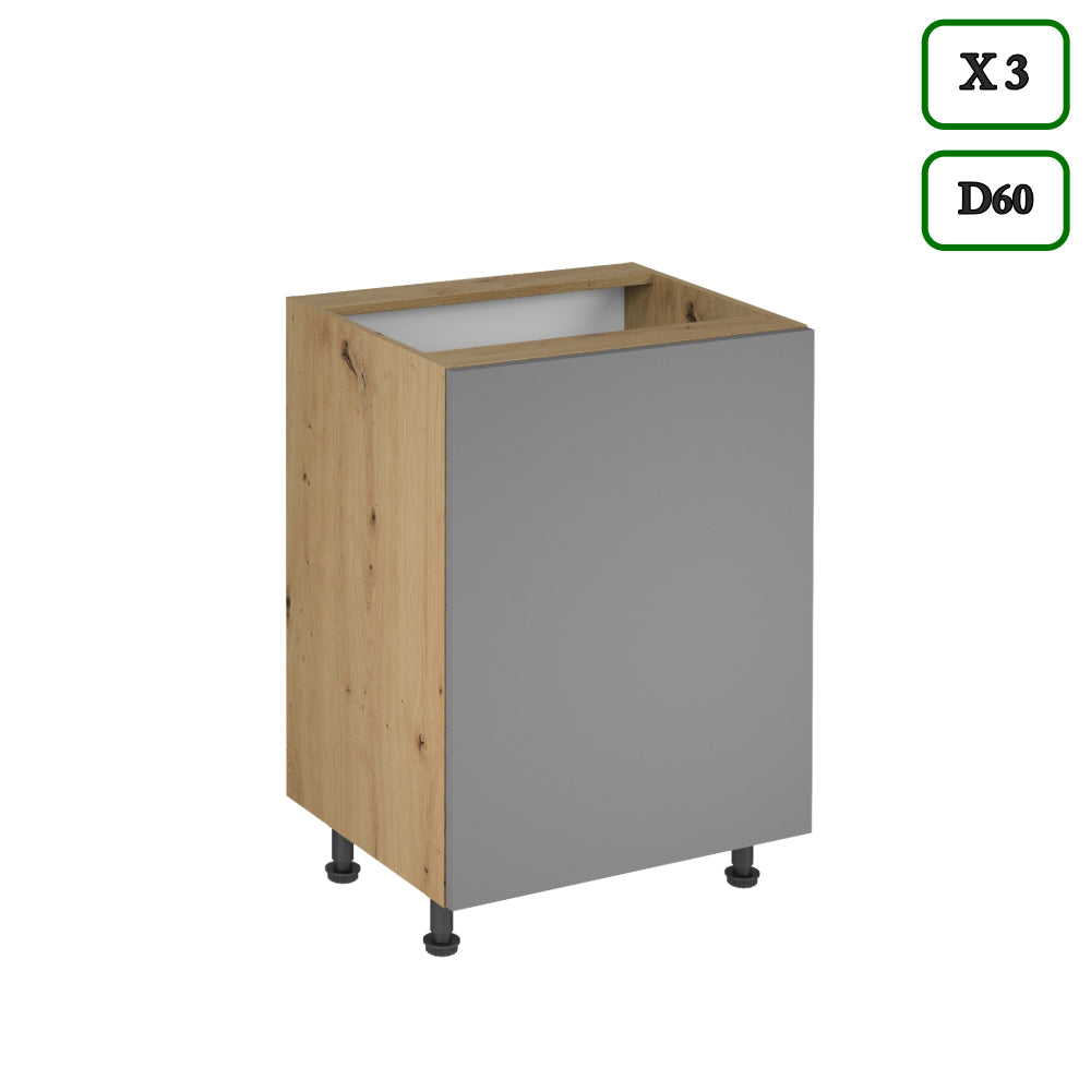 Küchenzeile K104-G360 - Langen Beige - Moderne Optik mit durchdachter Funktion - ROYAL24_MARKT