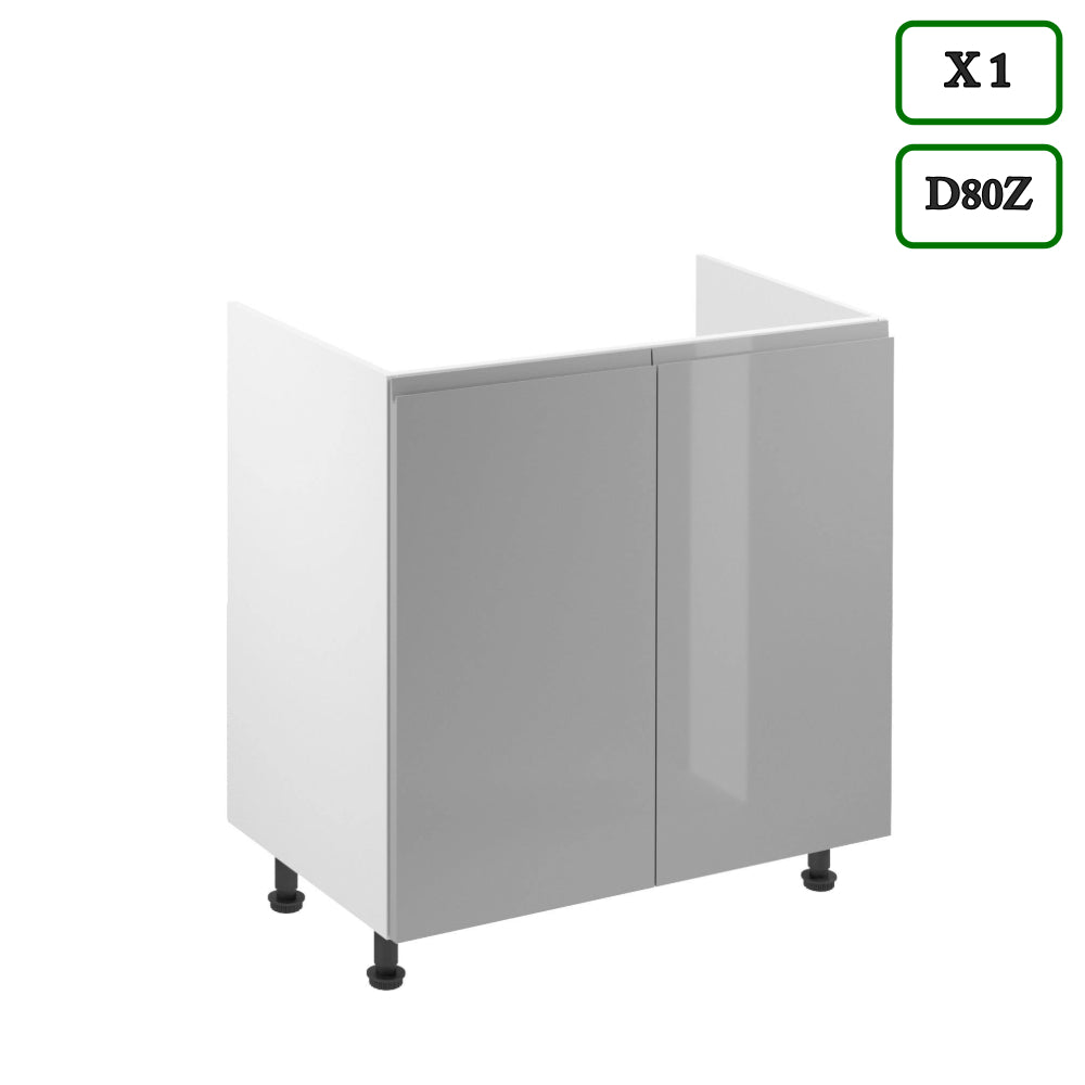 Küchenzeile K65-G400 - Aspen Grau - Zeitloses Design für jede Kücheneinrichtung - ROYAL24_MARKT