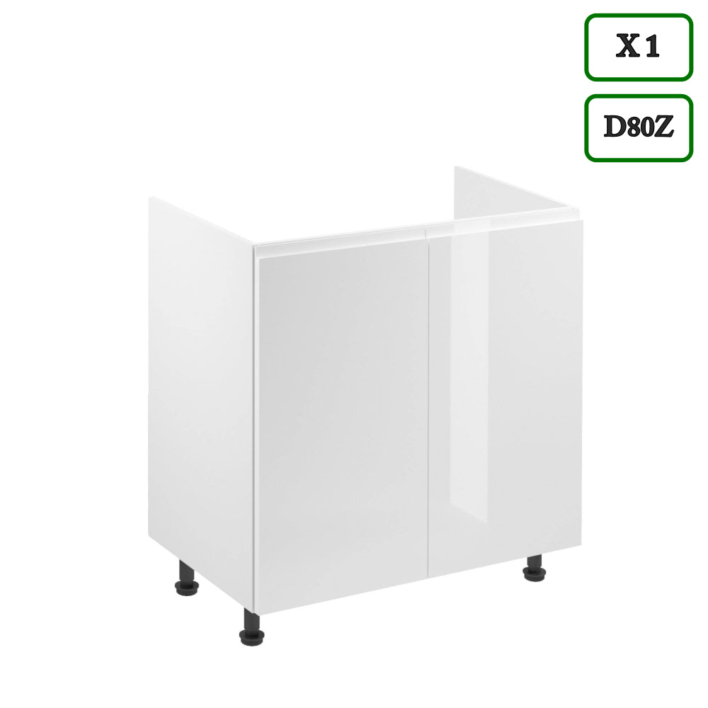 Küchenzeile in U-Form K102-G780 - Aspen Weiß - Rundum gut organisiert - ROYAL24_MARKT