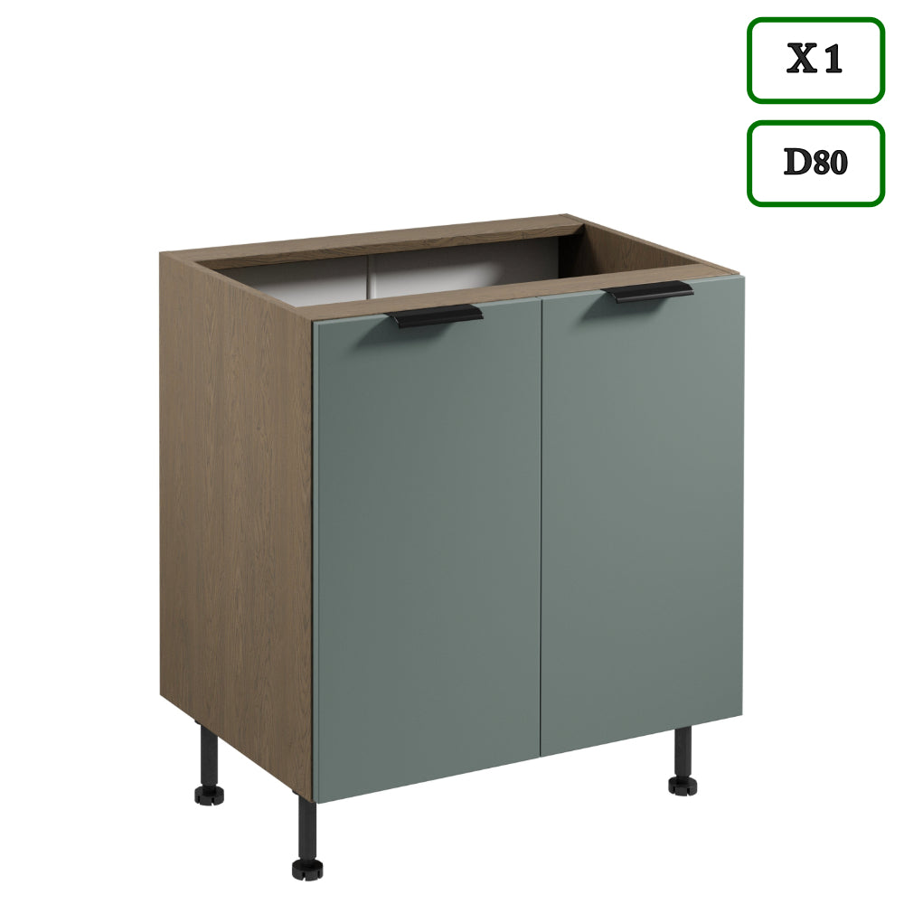 Küchenzeile K87-G400 R - Sorento - Harmonische Kombination aus Stil und Funktion - ROYAL24_MARKT