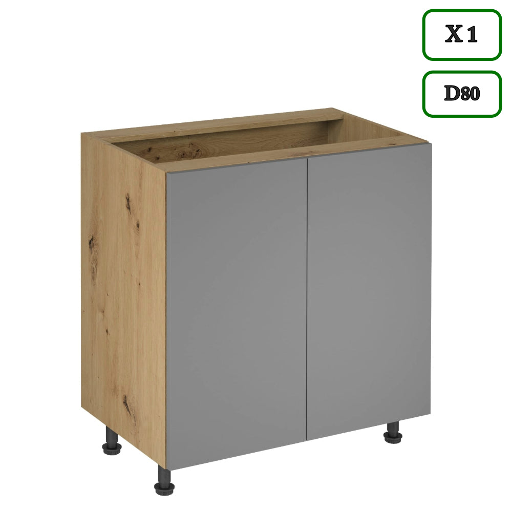 Küchenzeile K97-G260 - Langen Beige - Smart geplant für maximalen Nutzen - ROYAL24_MARKT