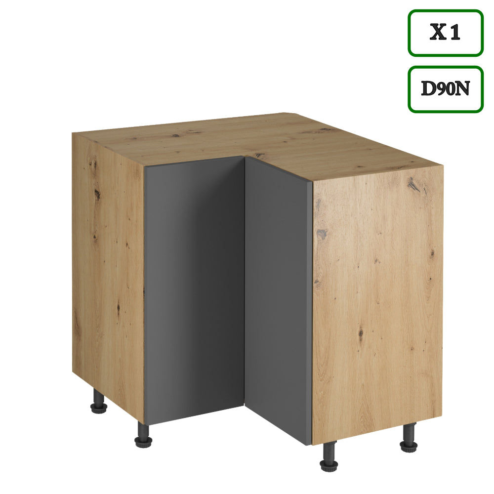 Winkelküche K99-G270 - Langen Grau - Design trifft Funktionalität - ROYAL24_MARKT