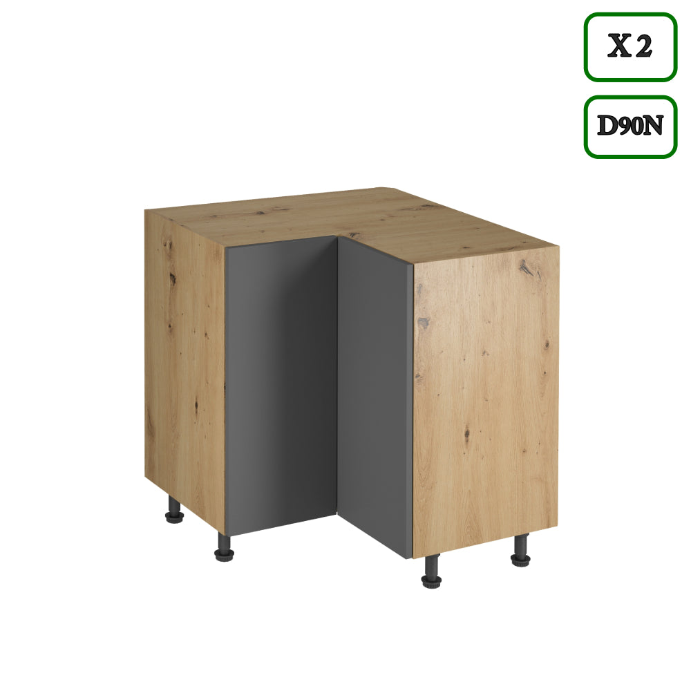 Küchenzeile - K106-G860 - Langen Grau - Design für höchste Ansprüche - ROYAL24_MARKT