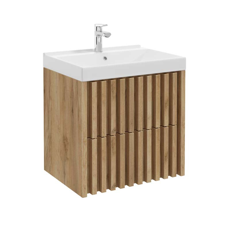 Waschbeckenunterschrank - DELANO D100,D80,D60 - Gold Eiche