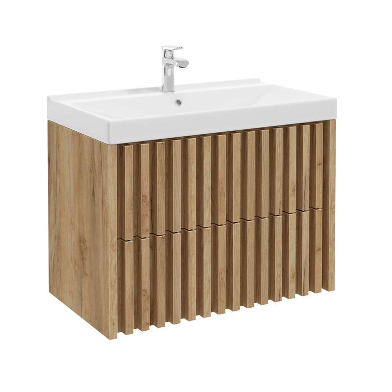 Waschbeckenunterschrank - DELANO D100,D80,D60 - Gold Eiche