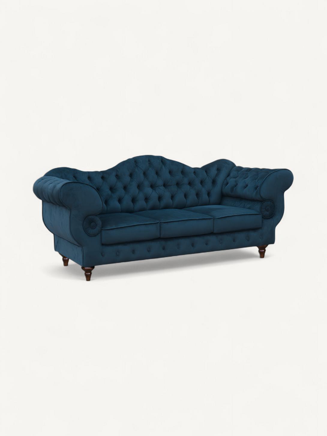 Gloria - Chesterfield Sofa - Hochwertiges - Garantierte Qualität - Elegantes Design -, 1.St x 3-Sitzer Sofa