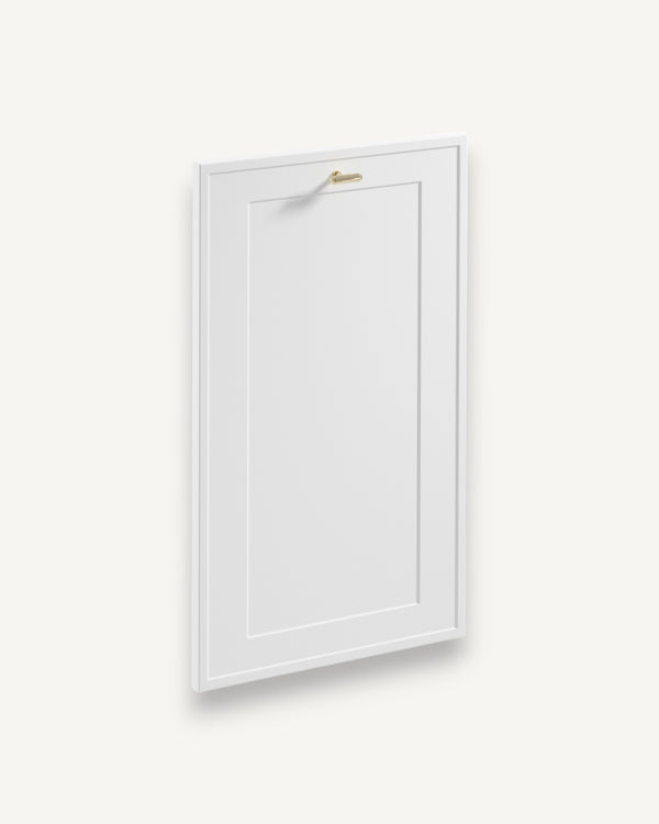 Frontblende D45FZW - Sorento Weiß - Elegantes Design für Ihre Küche.