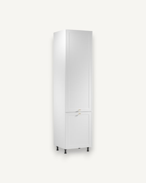 Hochschrank D60RWN P/L - Sorento Weiß - Maximale Aufbewahrung in modernem Design.
