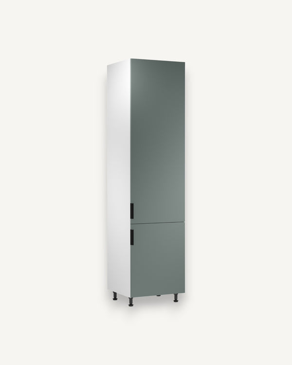 Hochschrank D60RWN P/L - Sorento Weiß Grün - Viel Stauraum auf kleiner Fläche.
