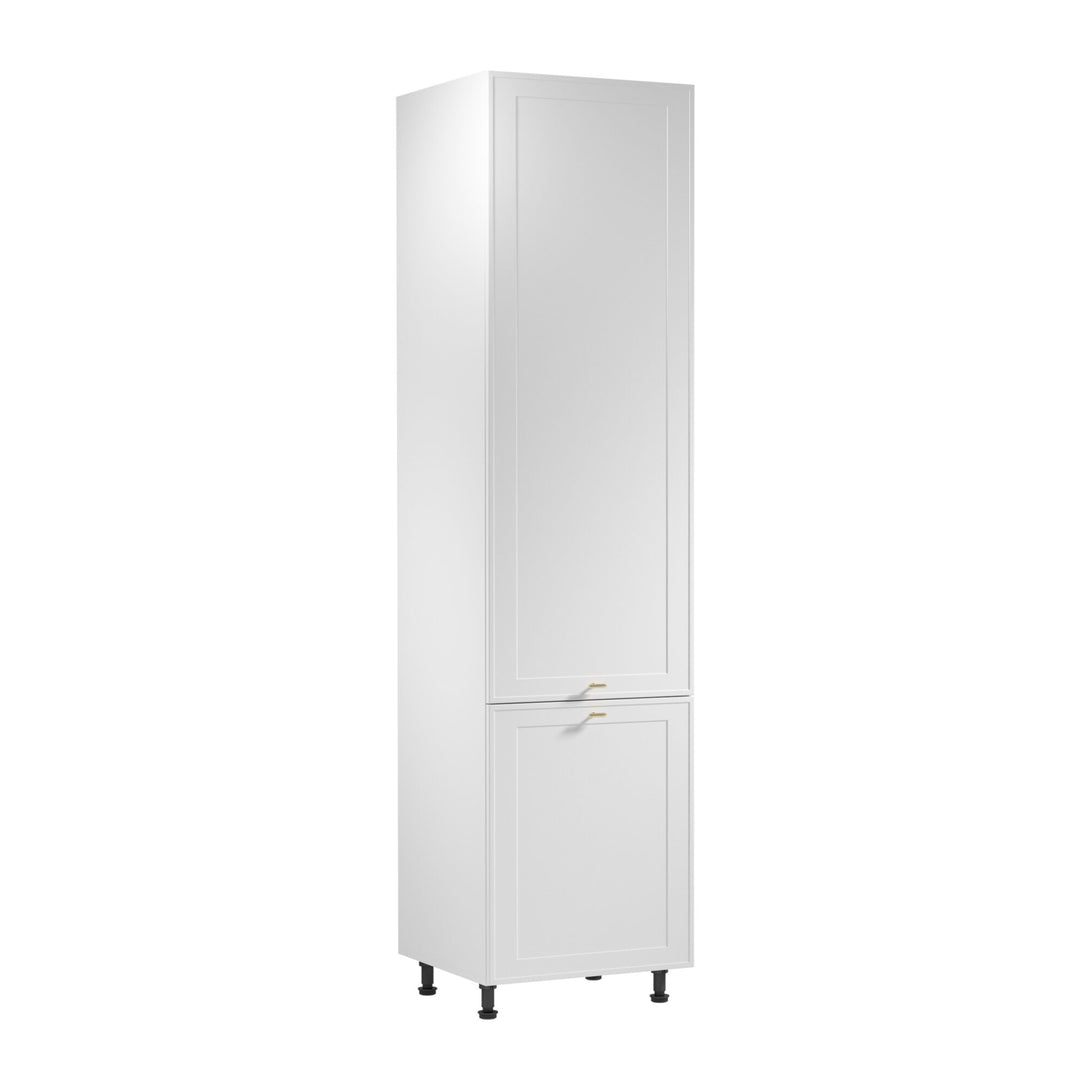 Hochschrank D60RWN P/L - Sorento Weiß - Maximale Aufbewahrung in modernem Design. - ROYAL24_MARKT