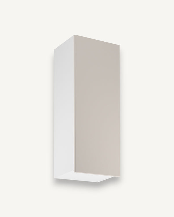 Hängeschrank G40 P/L - Sorento Weiß Beige - Praktische Aufbewahrung für Ihre Küchenutensilien.