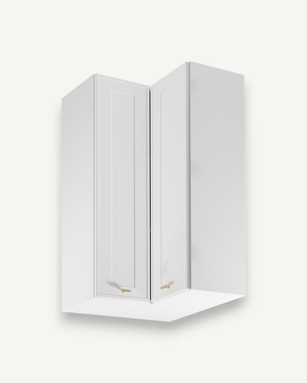 Eckhängeschrank G60N2 – Sorento Weiß - Funktionalität trifft auf modernes Design.