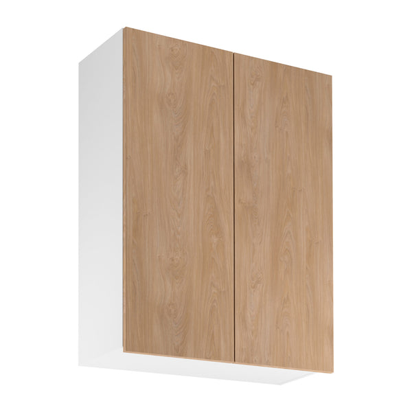 Hängeschrank G80 - Sorento Weiß Sonoma Eiche - Elegantes und organisiertes Design für Ihre Küche.