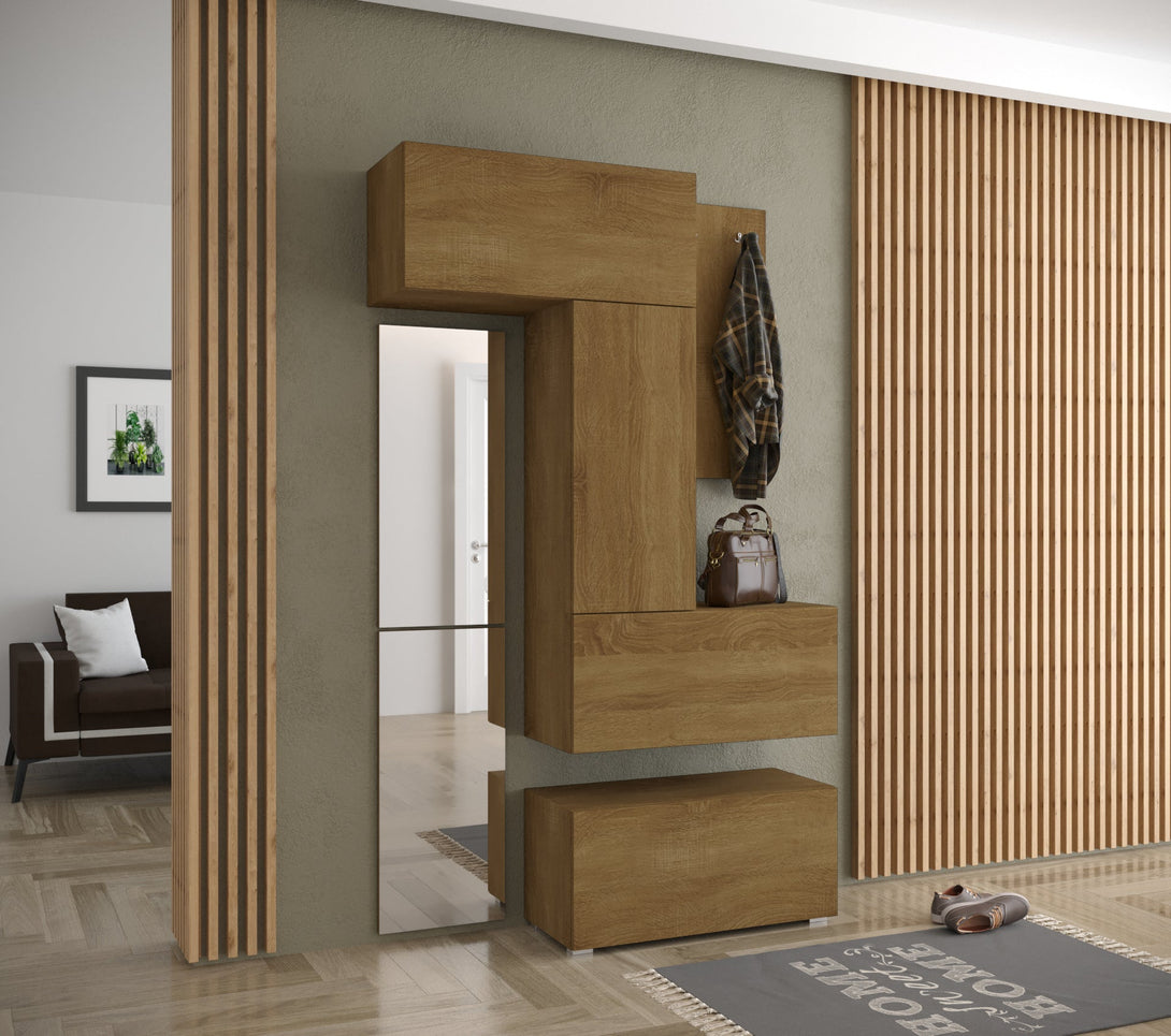 Garderobenschrank F7 - Einzigartige Eleganz und Funktionalität für Ihren Eingangsbereich.