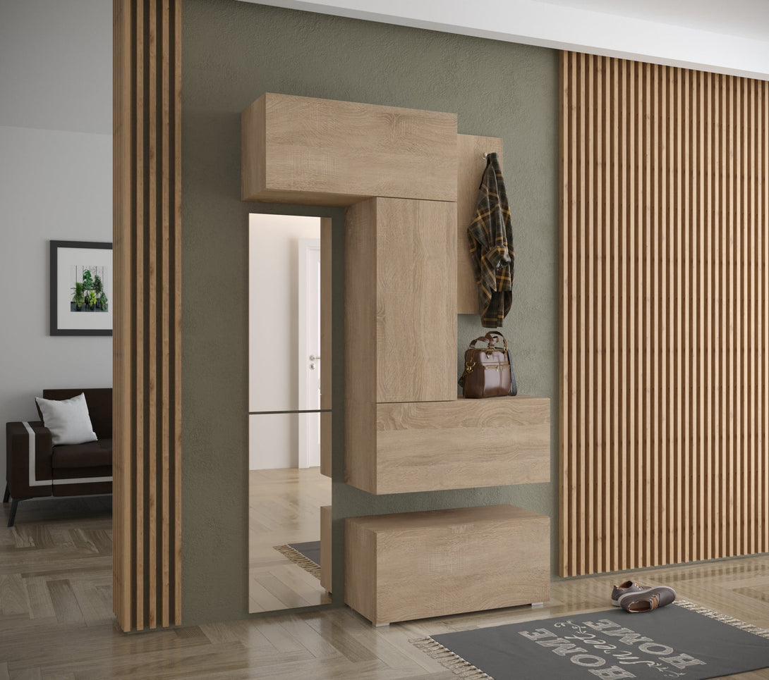 Garderobenschrank F7 - Einzigartige Eleganz und Funktionalität für Ihren Eingangsbereich.