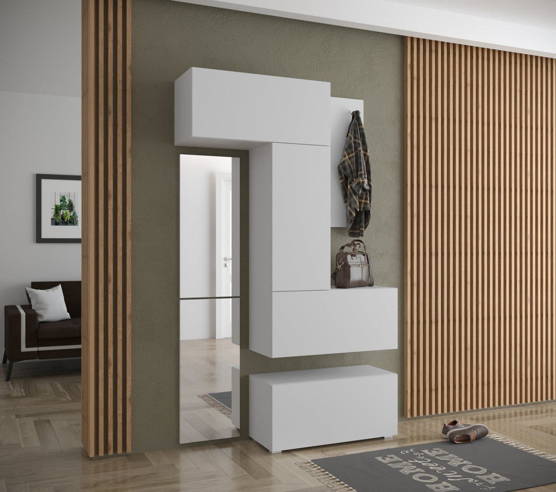 Garderobenschrank F7 - Einzigartige Eleganz und Funktionalität für Ihren Eingangsbereich.