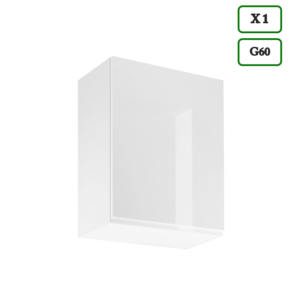 Küchenzeile K65-G400 - Aspen Weiß - Zeitloses Design für jede Kücheneinrichtung - ROYAL24_MARKT