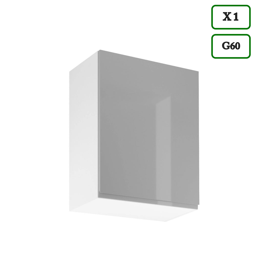 Küchenzeile K65-G400 - Aspen Grau - Zeitloses Design für jede Kücheneinrichtung - ROYAL24_MARKT