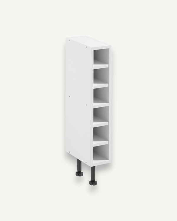 Regalunterschrank D15P - Sorento Weiß - Innovatives, praktisches Design für Ihre Küche.