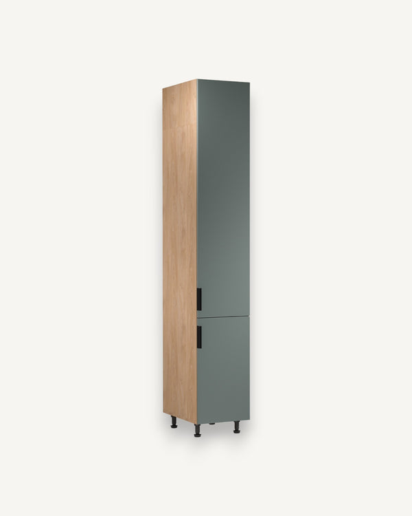 Hochschrank D40SPWN P/L - Sorento Grün Sonoma Eiche - Maximale Ordnung, minimaler Platzverbrauch.