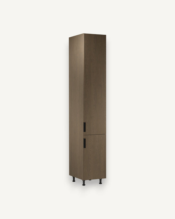 Hochschrank D40SPWN P/L - Sorento Dunkle Eiche - Hochschrank für stilvolles Verstauen.