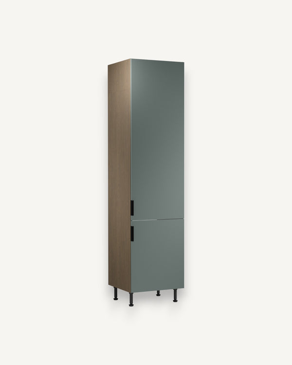 Kühlumbauschrank D60ZLN P/L - Sorento Grün - Verstecken Sie Ihren Kühlschrank stilvoll.