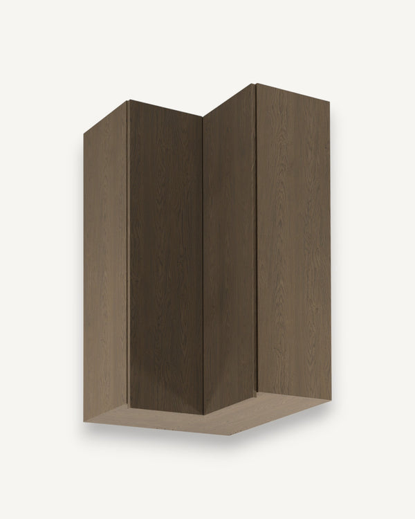 Eckhängeschrank G60N2 – Sorento Dunkle Eiche - Cleverer Stauraum mit Stil und Eleganz.