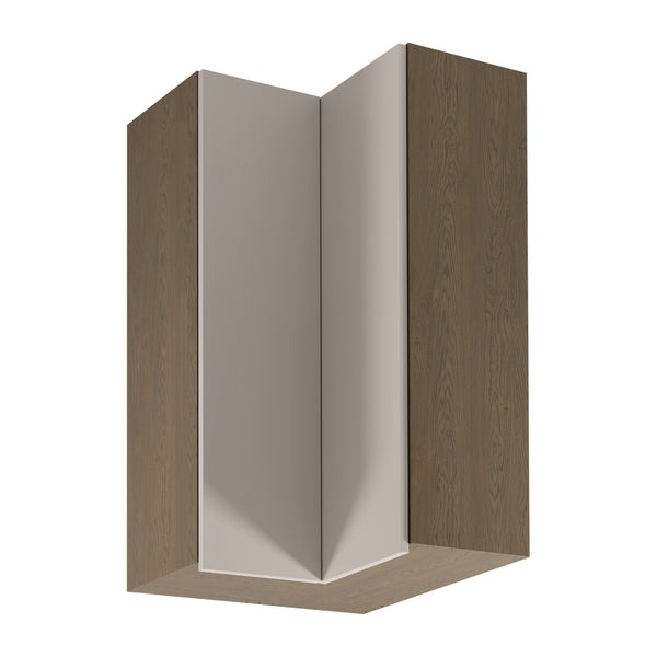 Eckhängeschrank G60N2 – Sorento Beige - Funktionalität trifft Design in der Ecke.