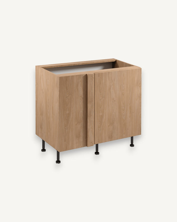 Eckunterschrank D100N R/L - Sorento - Sanftes Schließen für zusätzlichen Komfort.