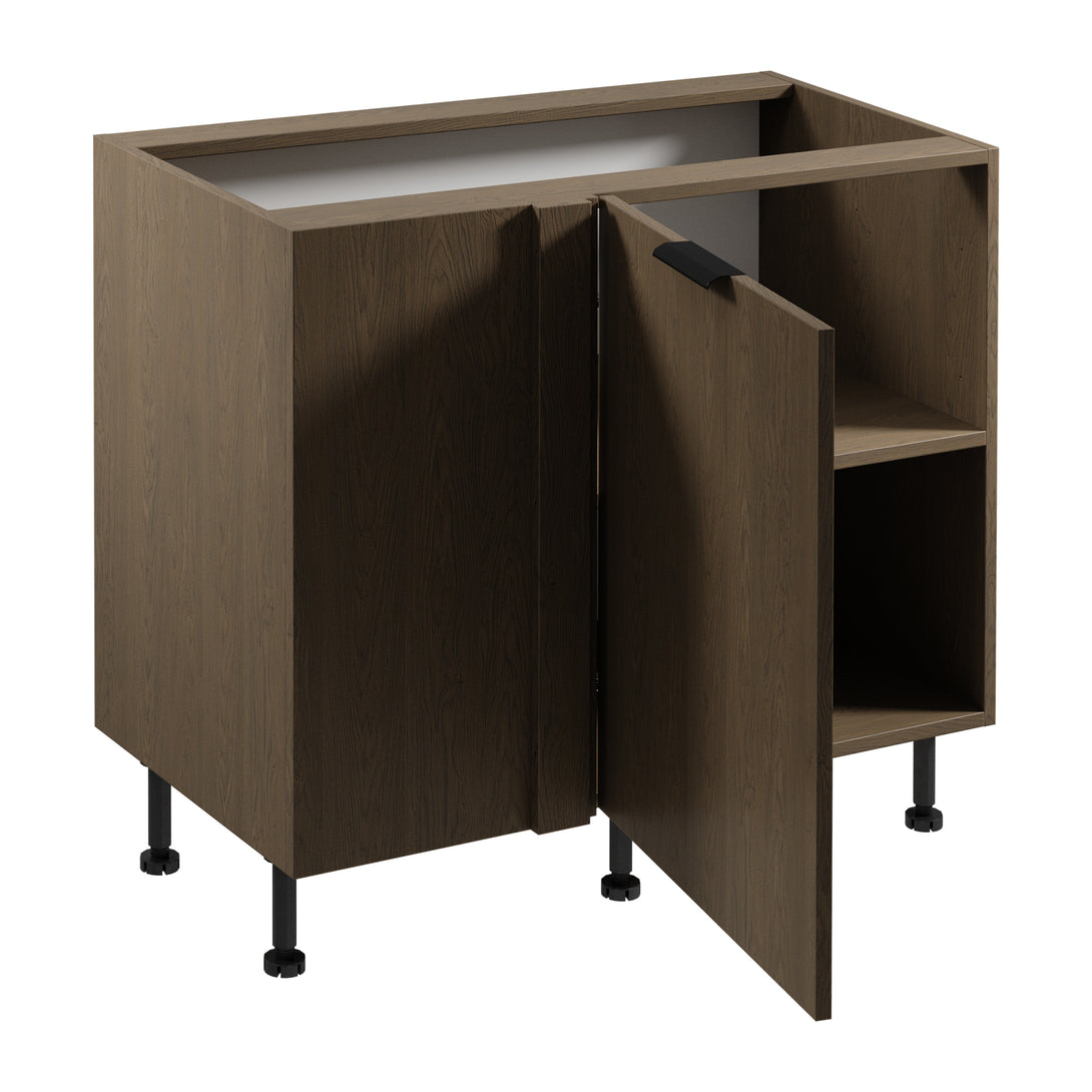 Eckunterschrank D100N P/L - Sorento Dunkle Eiche - Schaffen Sie Platz mit Stil. - ROYAL24_MARKT