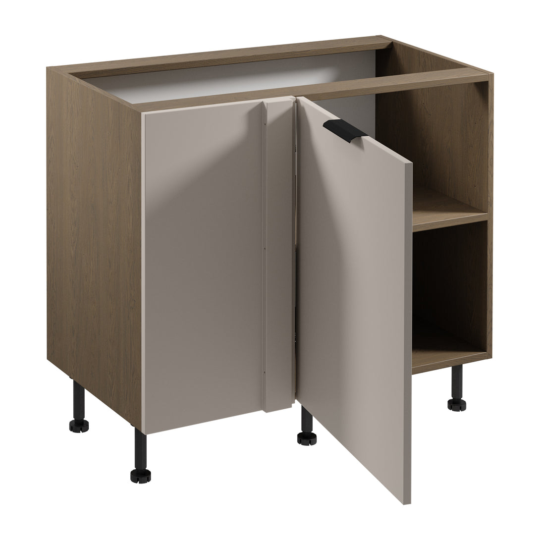 Eckunterschrank D100N P/L - Sorento Beige - Cleverer Stauraum für jede Ecke. - ROYAL24_MARKT
