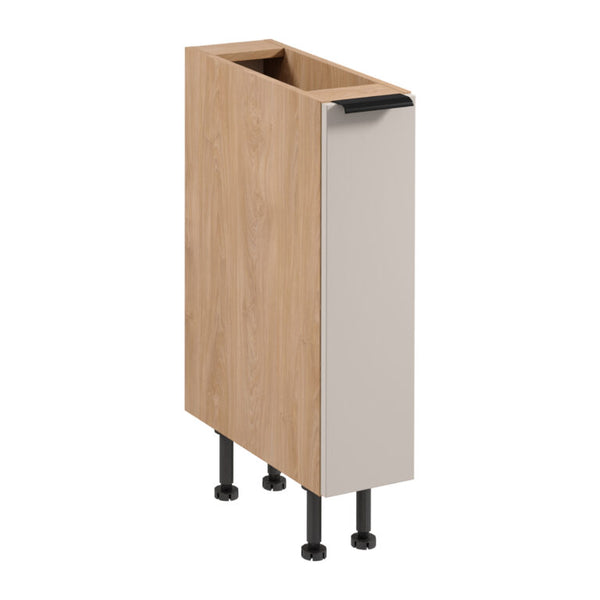 Apothekerschrank D20C - Sorento Beige Sonoma Eiche - in minimalistischem Stil für moderne Küchene.