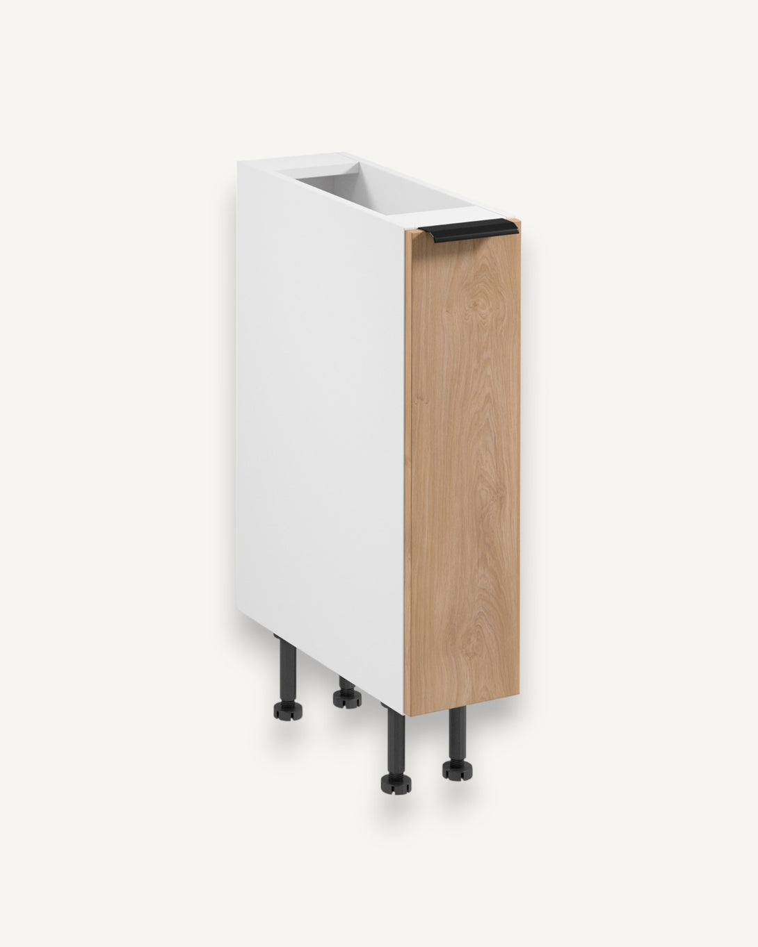 Apothekerschrank D20C - Sorento Weiß Sonoma Eiche - Einzigartiges Design für Ihre Bedürfnisse. - ROYAL24_MARKT