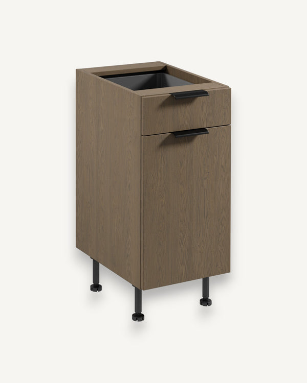 Unterschrank D40S1 P/L - Sorento Dunkle Eiche - Funktion und Ästhetik vereint.