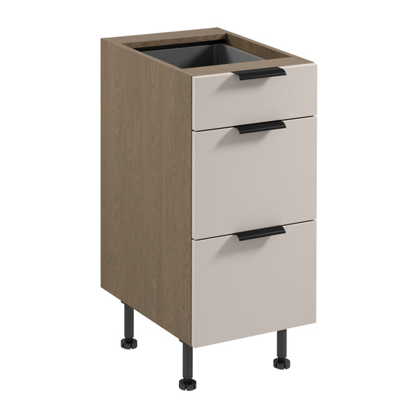 Unterschrank D40S3 P/L AX - Sorento Beige - Funktionale Aufbewahrung in modernem Stil.