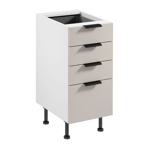 Unterschrank  D40S4 AX - Sorento Weiß Beige - Platzsparend und elegant zugleich.