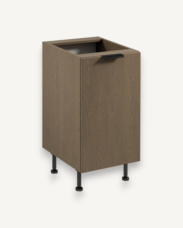 Unterschrank D45 P/L - Sorento Dunkle Eiche - Praktisch, vielseitig und robust.