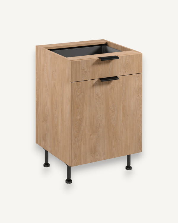 Unterschrank D60S1 P/L AX - Sorento - Moderne Ästhetik für eine stilvolle Küche.