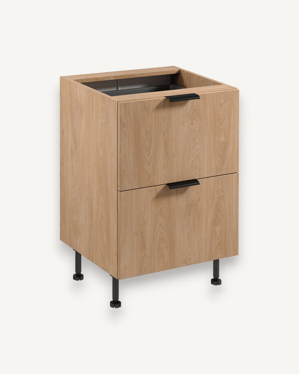 Unterschrank D60S2+1 AX - Sorento - Hergestellt aus robustem Material für hohe Stabilität.