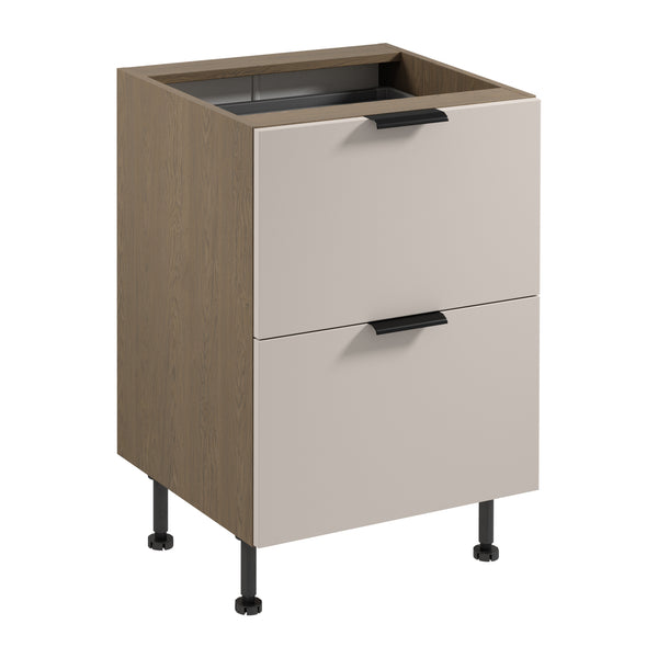 Unterschrank D60S2+1 AX - Sorento Beige - Funktionalität trifft modernes Design.