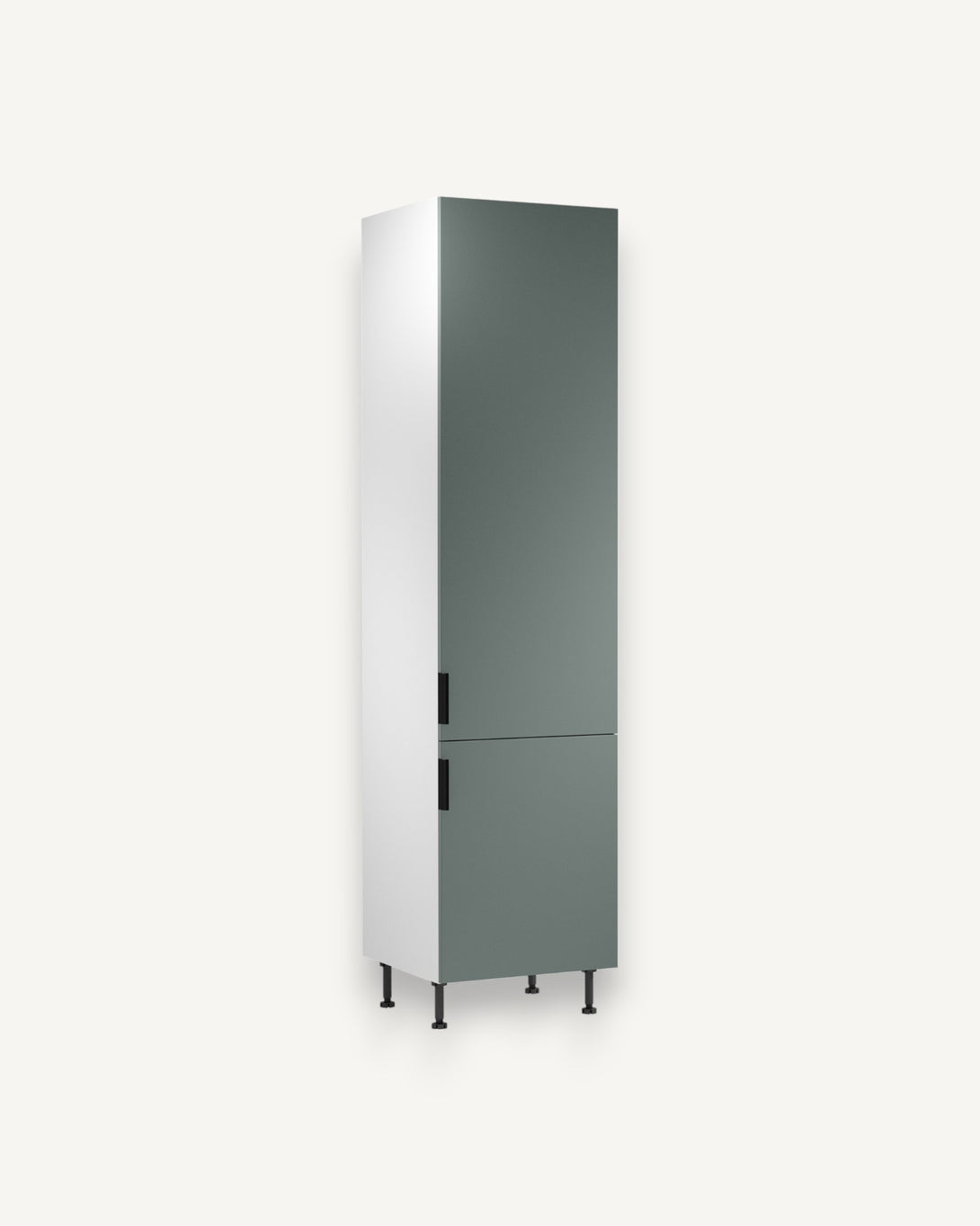 Hochschrank D60T P/L AX - Sorento Weiß Grün - Passgenau für Ihre Küche gefertigt. - ROYAL24_MARKT